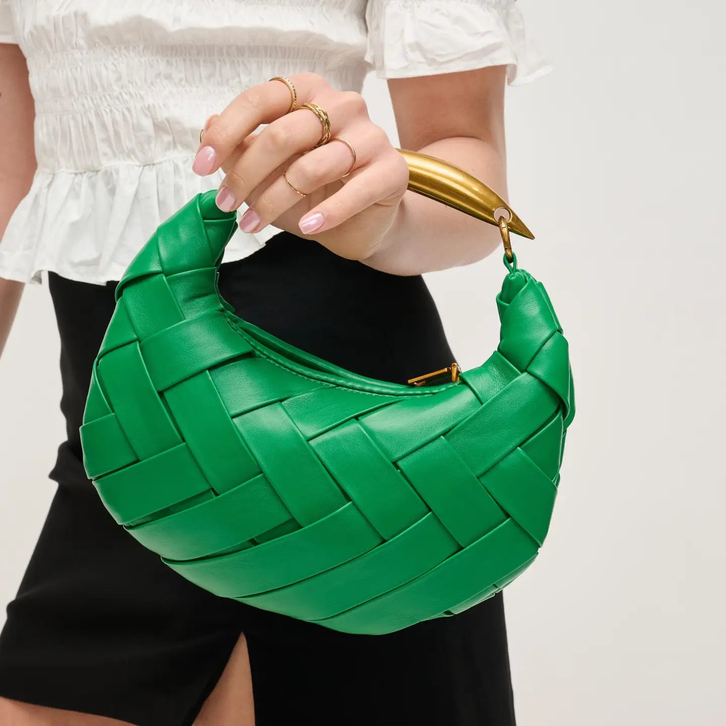 EAB Favorites Ursala Woven Crossbody - Green