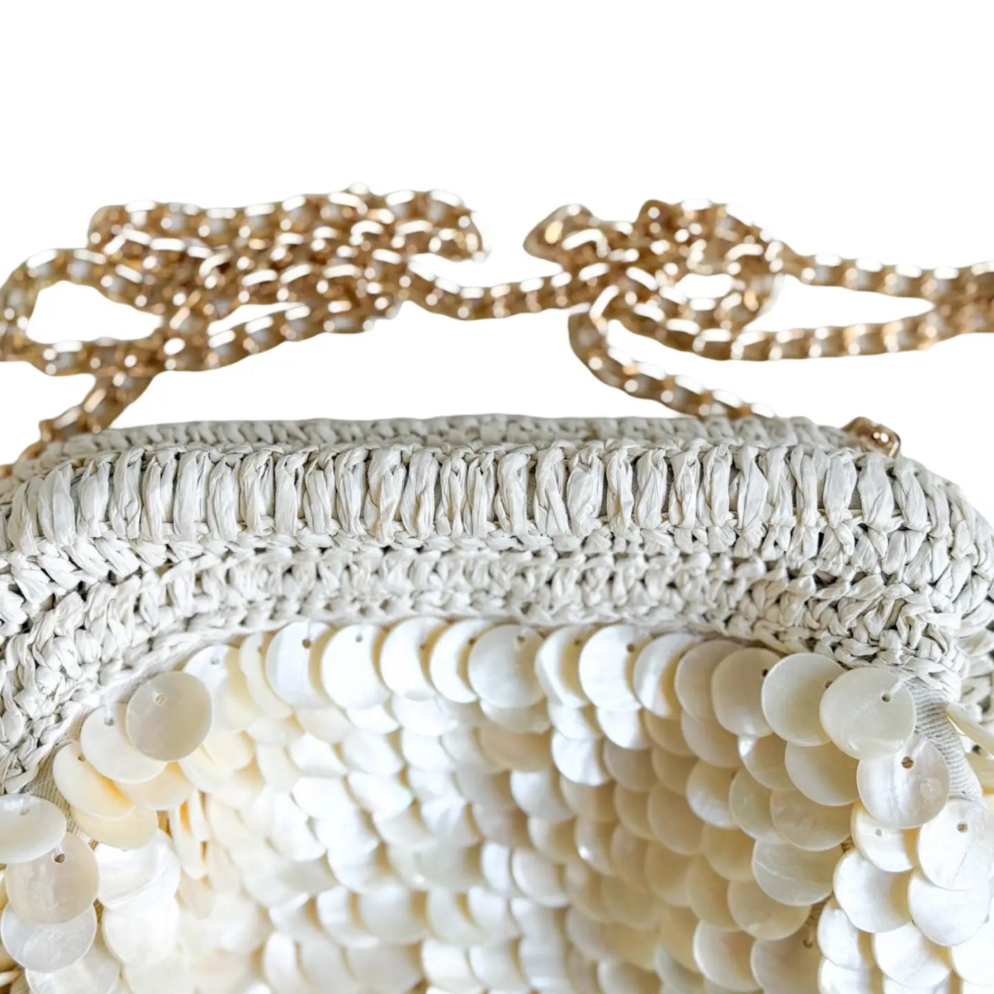 Maui Seashell Beaded Handbag