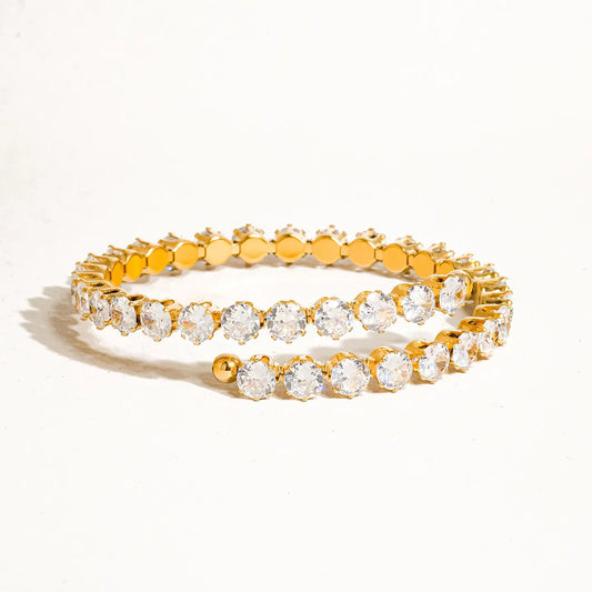 EAB Favorites Maelys CZ Glam Bracelet - Yellow Gold