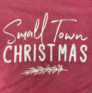 Small Town Christmas Tee -Plus Size