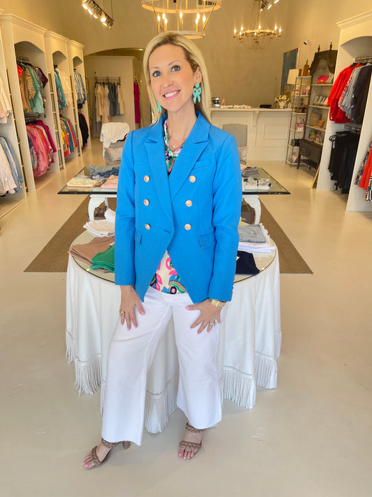 Jade Winnie Blazer Turquoise