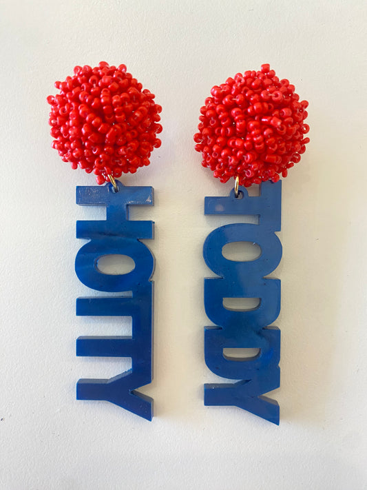 EAB Favorites Hotty Toddy Tailgate Earrings