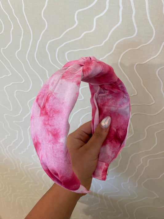 EAB Favorites Pink Tie-dye Headband