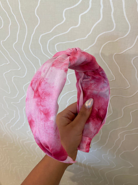 EAB Favorites Pink Tie-dye Headband