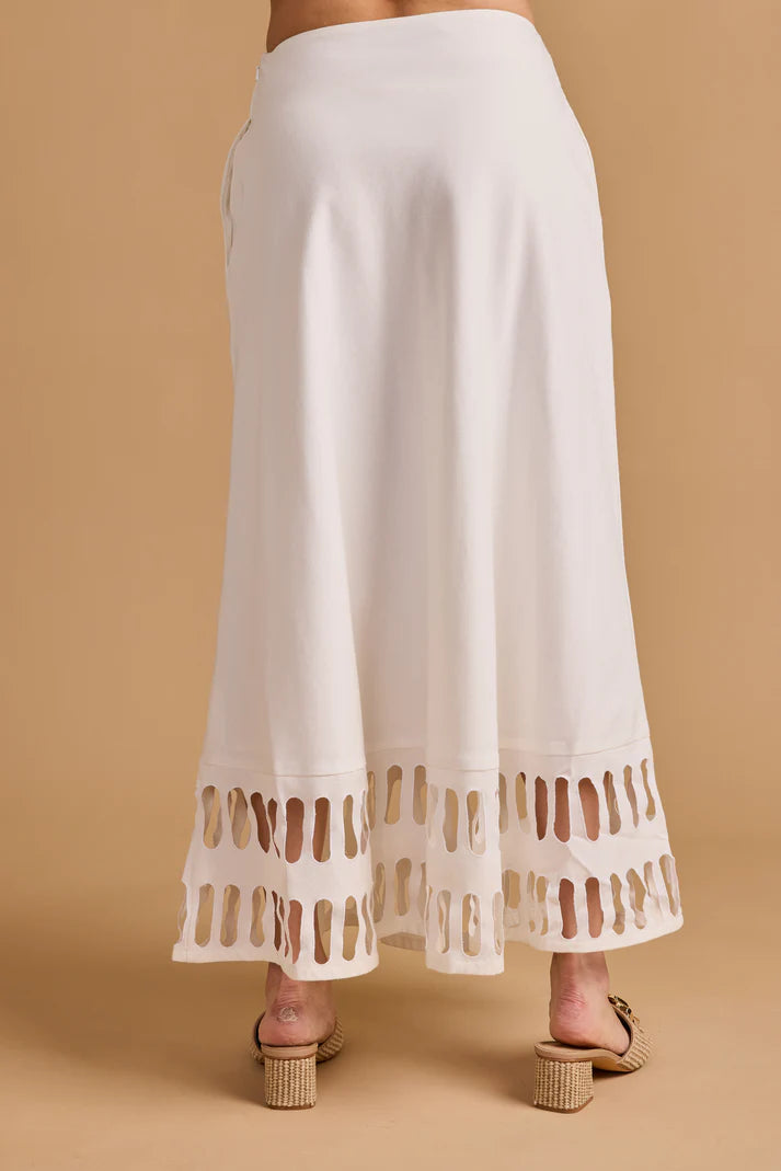 Thomas & Lourdes Dalia Skirt - Creme