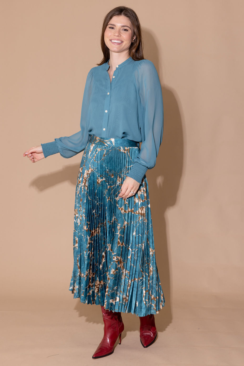 Alden Adair McNeil Skirt- Riverstone