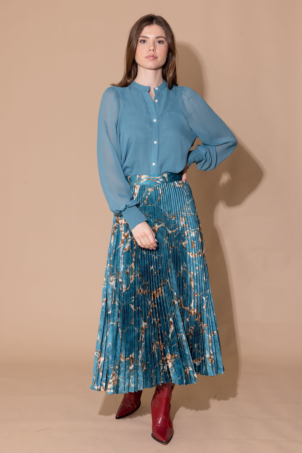 Alden Adair McNeil Skirt- Riverstone