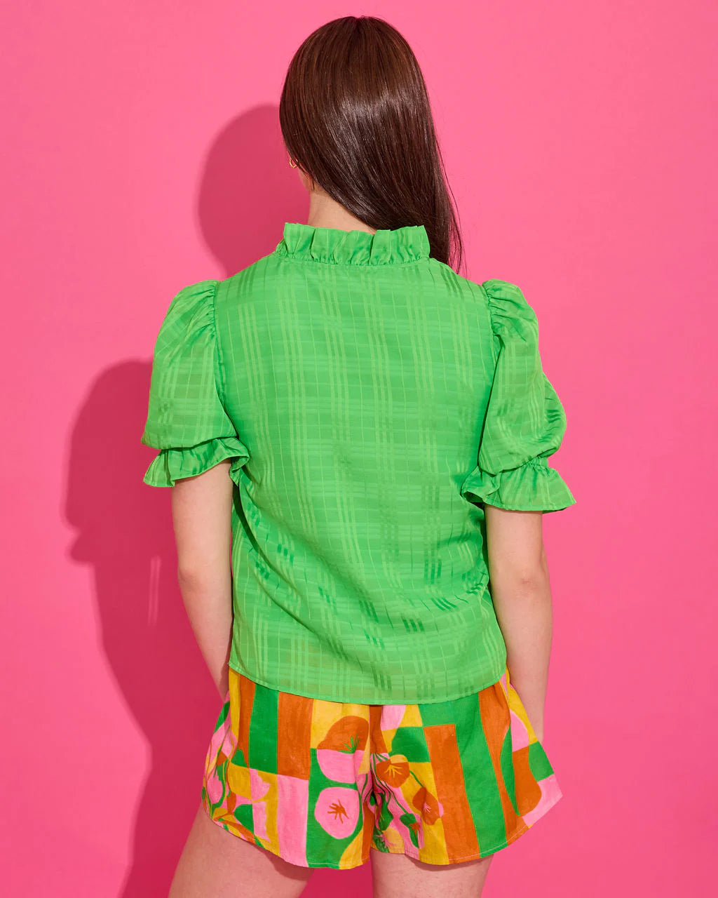 Alden Adair Lottie Top- Greenery