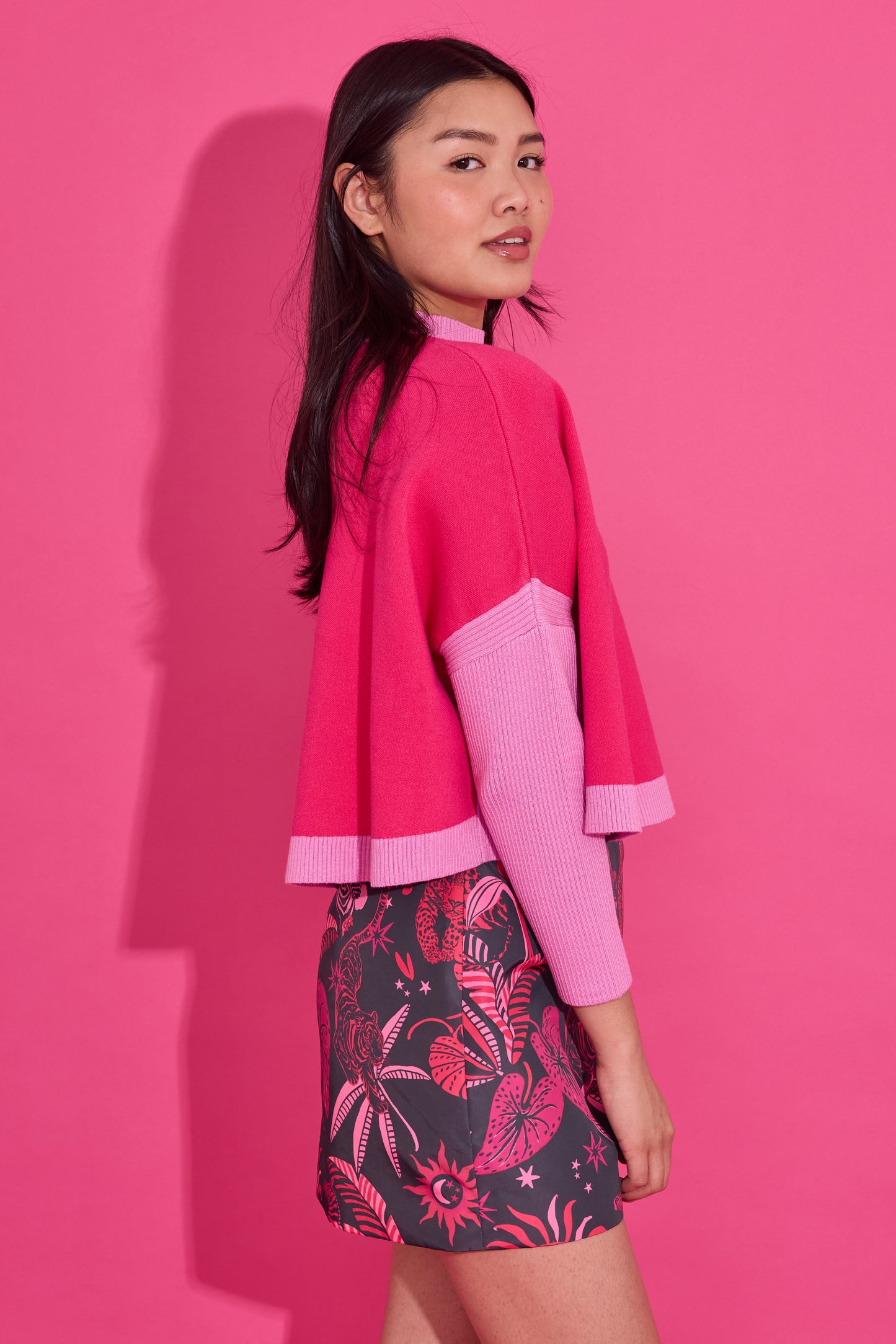 Alden Adair Leona Sweater - Pink Flamingo