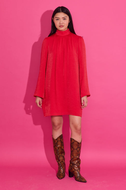 Alden Adair Emery Dress - Lipstick