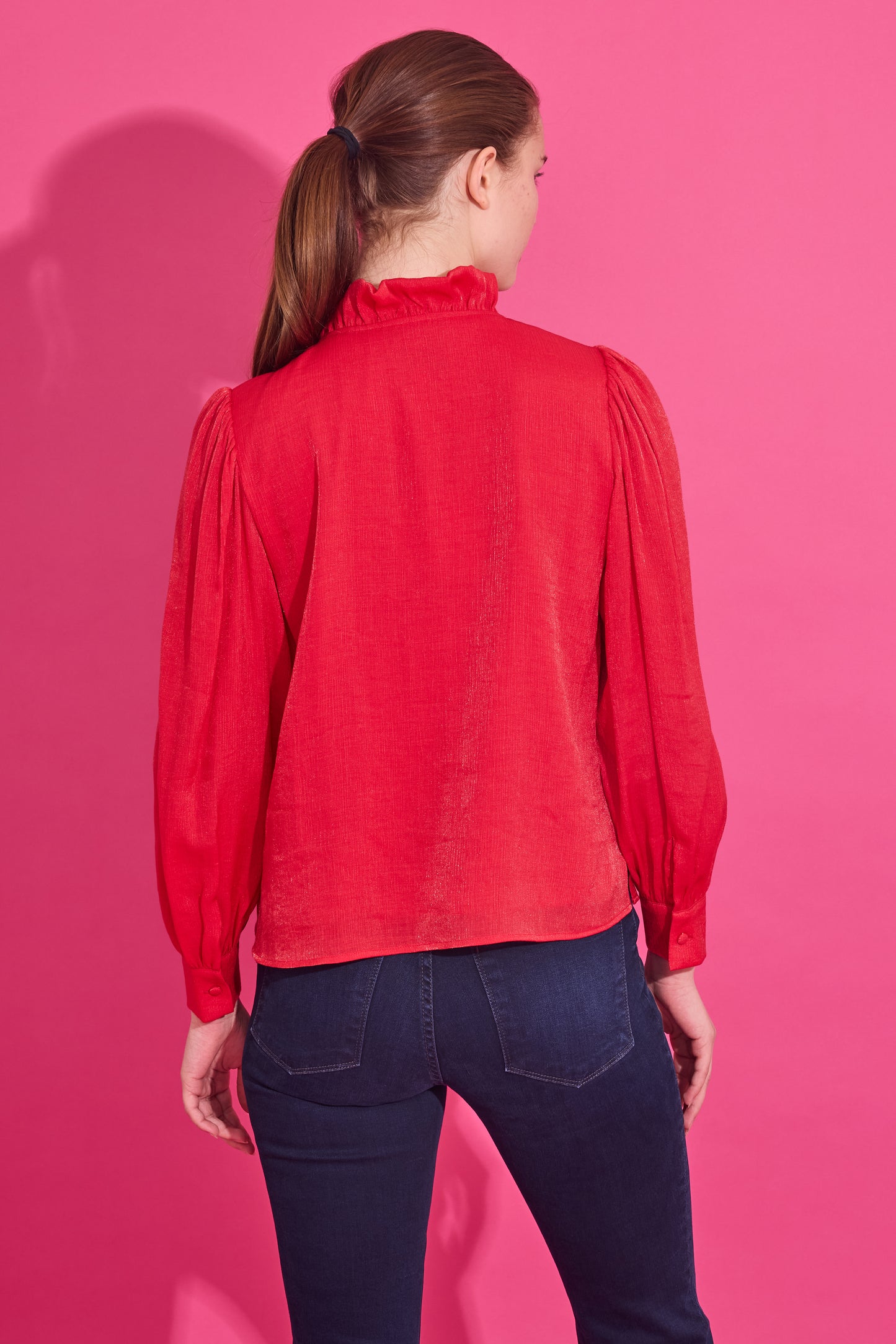 Alden Adair Phoebe Top - Lipstick