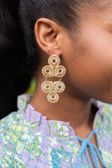 Lisi Lerch Ginger Straw Earring-Gold