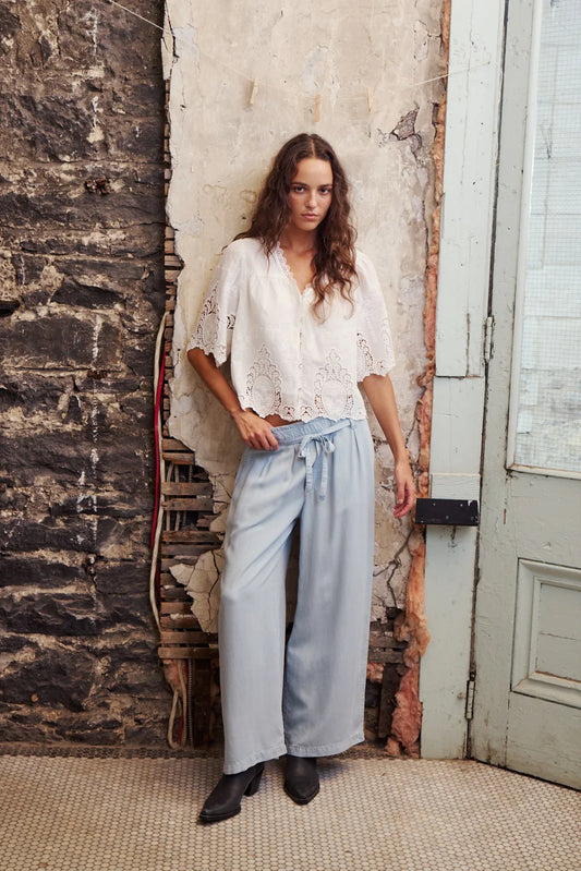 Melissa Nepton Antoine Pant - Blue Light Bleached