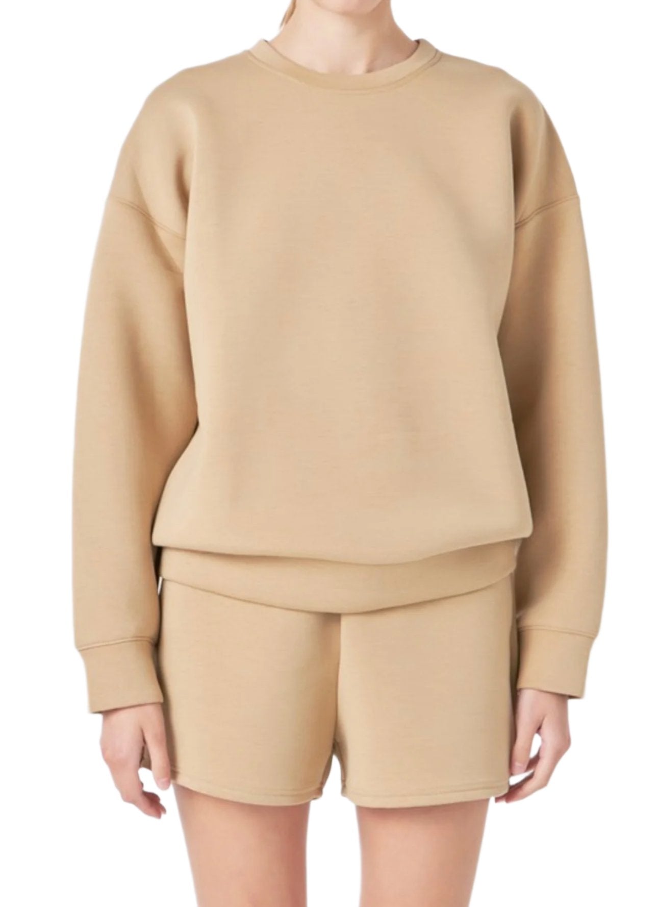 EAB Favorites Toffee Scuba Pullover