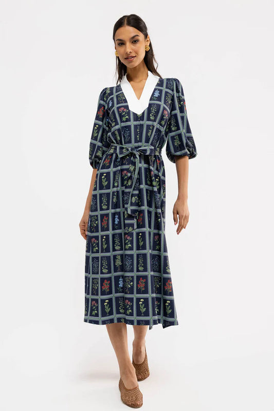 Smith & Quinn Brooks Dress - Navy Gardeners Window