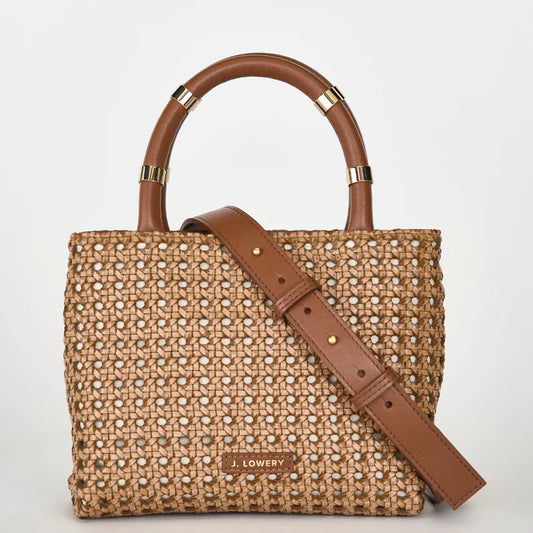 J. Lowery William Tote- Brown Cane