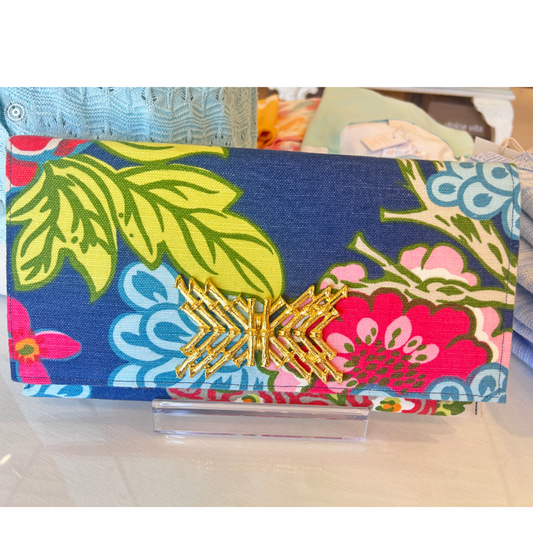 Thibaut Flower Print Garland Bag